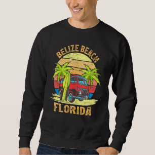 Sommerurlaub Vintag Florida Belize Beach Sweatshirt