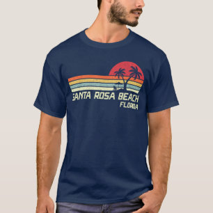 Sommerurlaub Vintage Florida Santa Rosa Beach T-Shirt