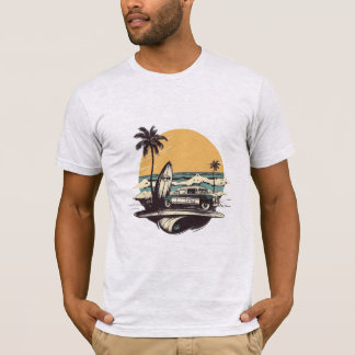 Sommerurlaub Vintager T - Shirt