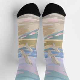Sommerurlaubsstrand Socken