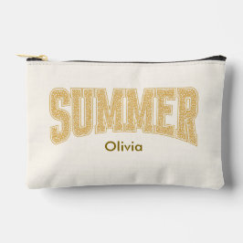 Sommervarsity Sunset Ditzy Floral Makeup Zubehörtasche