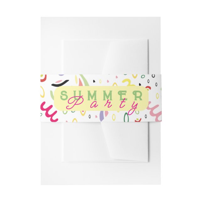 Sommervibe. Einladungsbanderole (Vorderseite Beispiel)