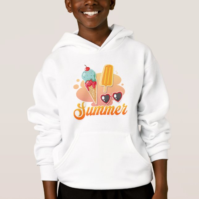 Sommervibe Hoodie (Vorderseite)