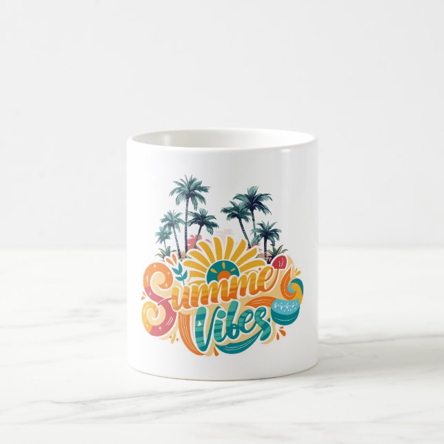 Sommervibes Kaffeetasse (Mittel)