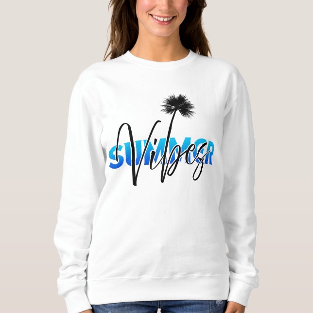 Sommervibes Sweatshirt (Vorderseite)