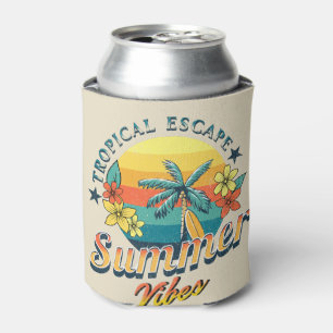 Sommervibes - Tropische Flucht Dosenkühler