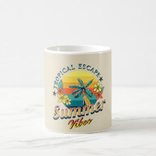 Sommervibes - Tropische Flucht Kaffeetasse
