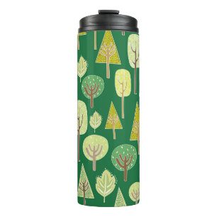 Sommerwald: Inspiriertes Design der Natur Thermosbecher