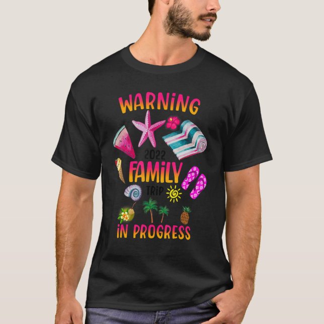 Sommerwarnfamilie in Progress-Familie 2022 T-Shirt (Vorderseite)
