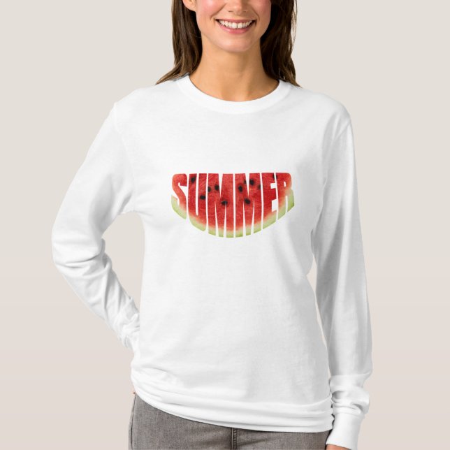 Sommerwassermelone T-Shirt (Vorderseite)
