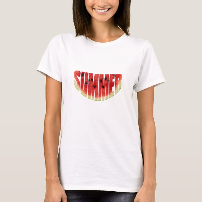 Sommerwassermelone T-Shirt (Vorderseite)