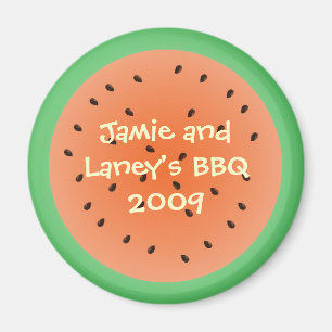 Sommerwassermelonekreis-Magnet-Gastgeschenk Magnet