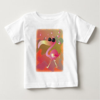 sommerwaves-flamingo baby t-shirt
