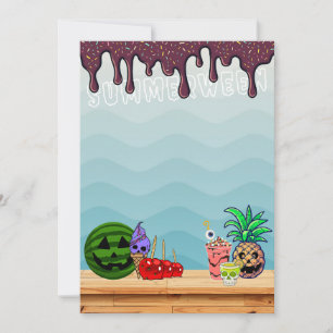 Sommerween-Einladungsvorlage Einladung