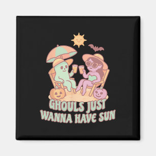 Sommerween-Geister-Grufties wollen nur einen sonni Magnet