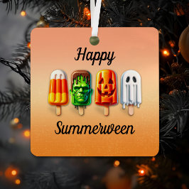 Sommerween Halloween Sommerparty Ornament Aus Metall