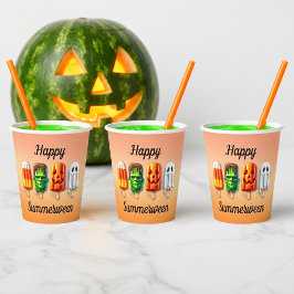 Sommerween Halloween Sommerparty Pappbecher