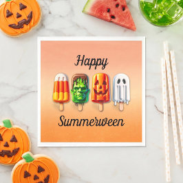 Sommerween Halloween Sommerparty Serviette