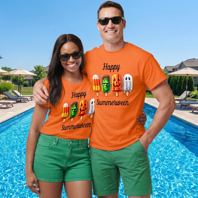 Sommerween Halloween Sommerparty T-Shirt (Von Creator hochgeladen)