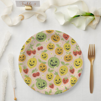 Sommerween-Papierplatten, Sommerween-Partydekorati Pappteller