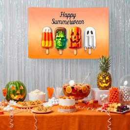 Sommerween Sommer Halloween Lutscher Banner