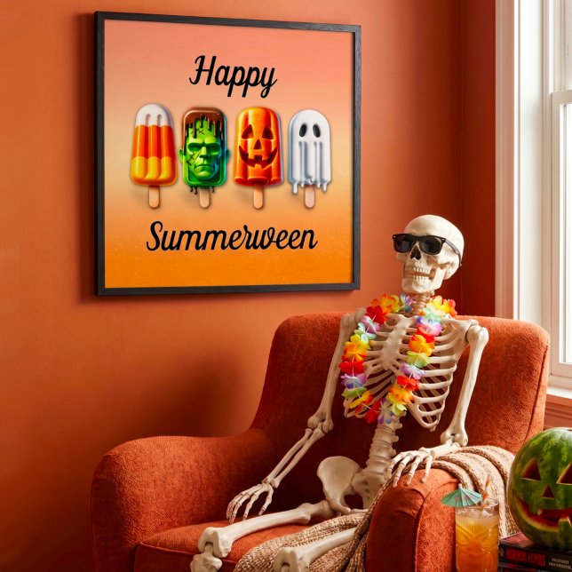 Sommerween Sommer Halloween Lutscher Poster (Von Creator hochgeladen)
