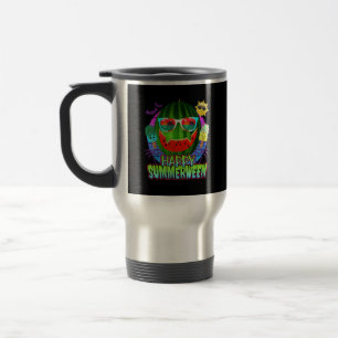 Sommerween Wassermelonen-Kürbis Reisebecher