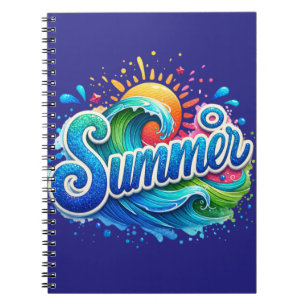 Sommerwellen Journal Notizblock