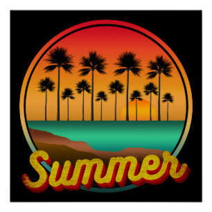Sommerwetter Poster