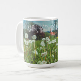 Sommerwiese mit Leuchten Kaffeetasse