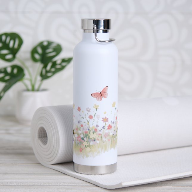 Sommerwiese Wasserflasche Trinkflasche (Yoga)