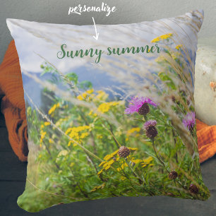 Sommerwiese Wildblume Kissen