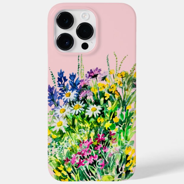 Sommerwiese, wilde Blume Case-Mate iPhone Fall Hülle (Rückseite)