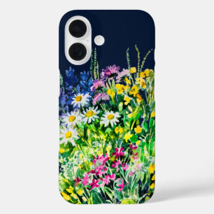 Sommerwiese, wilde Blume iPhone 16 Hülle