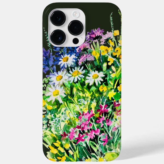 Sommerwiese, wilde Blume Case-Mate iPhone Hülle (Rückseite)
