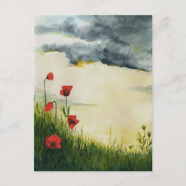 Sommerwiesen Postkarte (Vorderseite)