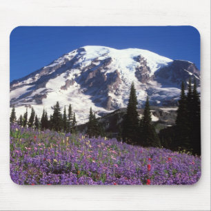 Sommerwildblumen am Fuße des Mount Rainier, 2 Mousepad