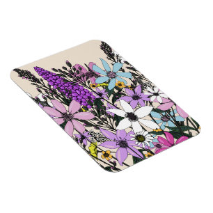 Sommerwildblumen Magnet