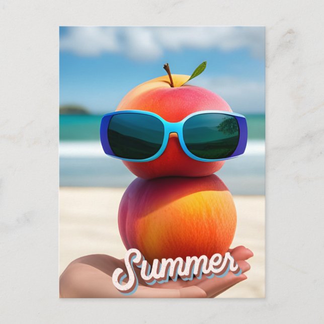 Sommerwoben, Postüberquerung Postkarte (Vorderseite)