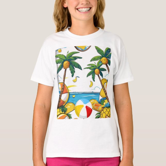 Sommerwochen & Spaß im Freien T-Shirt (Vorderseite)