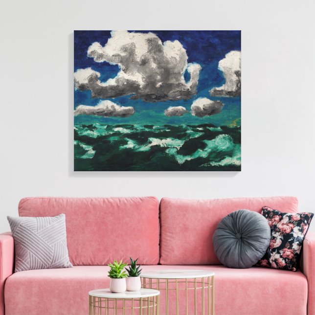 Sommerwolken | Emil Nolde | Leinwanddruck (Insitu (Wohnzimmer))