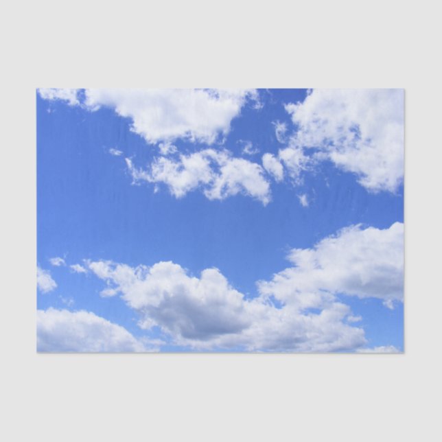 Sommerwolken Seidenpapier (Vorderseite)