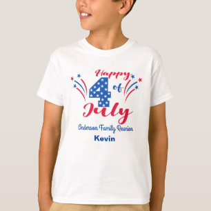 Sommerzeit 4. Juli Familientreffen-Feier T-Shirt