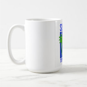 Sommerzeit am Strand – Retro-Surf-Vibes-Grafik Kaffeetasse