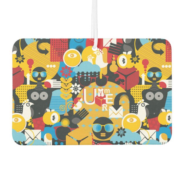 Sommerzeit Autolufterfrischer (Vorderseite)