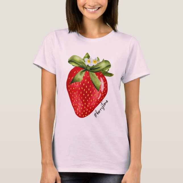 Sommerzeit Beere T-Shirt (Vorderseite)