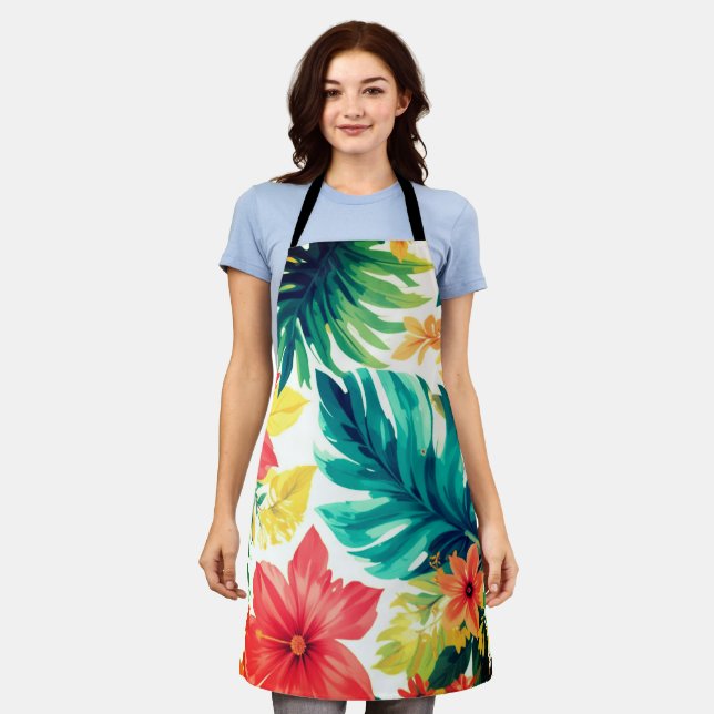 Sommerzeit blühen schürze (Getragen)