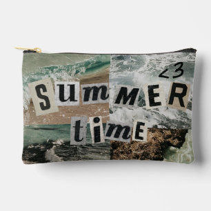Sommerzeit Collage Zubehörtasche
