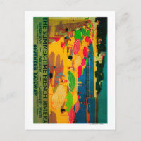 Sommerzeit Côte d'Azur Vintages Poster Europa