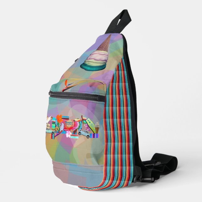 Sommerzeit Drucken Nähen Tasche (Rechte Ecke)